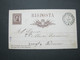 1880 , AMB.  FOGGIA - BOLOGNA , Karte Von San Benedetto - Entero Postal