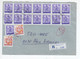 1992. YUGOSLAVIA,SERBIA,BELGRADE,LOCAL,REGISTERED COVER,MULTI FRANKING - Lettres & Documents