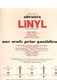 Planche Poster Publicité Obesites LINYL "costume De Mariée" - Placas De Cartón