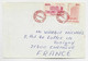 ROMANIA HOTEL 800L+160L LETTRE COVER RED BUCURESTI CARTARE C 82 TO FRANC E - Storia Postale