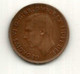 ONE PENNY  1950 (King Georges 6)  2 Pictures Front And Back - Penny