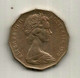 CAPTAIN COOK 50 Cents (1970) Queen Elisabeth II.  2 Pictures Front And Back - 50 Cents