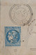 BH3 FRANCE BELLE  LETTRE DEVANT  JUIN 1871 DAMPIERRE  A TONNERRE YONNE + EMISSION DE BORDEAUX++ CACHET PERLé - 1870 Bordeaux Printing