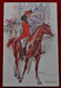 CPA 1913 Illustrateur Usabal - Couple Amoureux, Cavalier, Cheval - Usabal