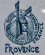 Delcampe - Lot 2 Anciennes ASSIETTES Provence Moulin Des Loups & Hamage Nord - Faïence Diamètre Environ 21 Cm - Vers 1900 / 1920 - Assiettes