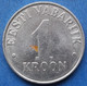 ESTONIA - 1 Kroon 1995 KM# 28 Republic Kroon Coinage (1991-2010) - Edelweiss Coins - Estland