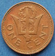 BARBADOS - 1 Cent 1973 "trident" KM# 10 Republic (1966) - Edelweiss Coins - Barbades