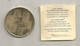 Médaille Professionnelle, Monnaie De Paris ,SEDAO , Certificat, 2 Scans - Firma's