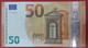 50 EURO V022B2 Lagarde Spain Serie VC Perfect UNC - 50 Euro