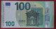 100 Euro R001E3 Germany Serie RA00 Draghi Perfect UNC - 100 Euro