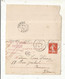 CARTE-LETTRE, Entier Postal, VINCELLES, YONNE, AUXERRE, 1909, OR,  2 Scans - Kaartbrieven