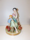 *JOLI SUJET PORCELAINE GOUT CAPODIMONTE JEUNE FEMME ESPAGNOLE & ENFANT Déco   E - Other & Unclassified