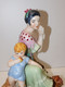 *JOLI SUJET PORCELAINE GOUT CAPODIMONTE JEUNE FEMME ESPAGNOLE & ENFANT Déco   E - Other & Unclassified