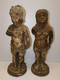 *2 ANCIENNES STATUES En PLATRE Paul OGO Statuaire EB ERNEST FONTANIE Editeur   E - Gips