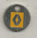 JETON DE CADDIE, RENAULT, Sté Des Garages De CHELLES, 2 Scans - Trolley Token/Shopping Trolley Chip