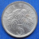 SINGAPORE - 5 Cents 1988 "fruit Salad Plant" KM# 50 Independent (1965) - Edelweiss Coins - Singapour