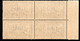 1141.EGYPT.ALEXANDRIA.1921 150m./5FR.Y.T. 60,SC. 61,VERY NICE MNH BLOCK OF 4 - Neufs
