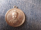 MEDAILLON-Medalha D. Manoel II Rei De Portugal 1889-1908 Homenagem Do Brasil - Pendants