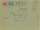 P0311  - SAN MARINO  - STORIA POSTALE - Busta RACCOMANDATA  Tricolore 1899 - Lettres & Documents