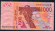 W.A.S. SENEGAL P715Kb 1000 FRANCS (20)04  F-VF  NO P.h. - West African States