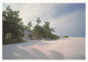 A20560 - MALDIVES VELAVARU ISLAND POST CARD USED 2000 STAMP MALDIVES ROSA MULTIFLORA SENT TO SWITZERLAND GENEVE - Maldivas