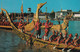 A20622 - THE SUPANNAHONGSE AND ANNANTANAGARAJ THAI ROYAL STATE BARGE BANGKOK THAILAND POST CARD UNUSED GOLDEN PENINSULA - Thaïlande