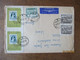 ENVELOPPE CACHETS SZKOLORYJA 24-7.61  5 TIMBRES PAR AVION - Maschinenstempel (EMA)