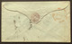 WIESBADEN 1855 GB 1d Queen Victoria Postal Stationery: Thurn Und Taxis Nassau>Preston Lancashire (cover Brief Ganzsache - Lettres & Documents