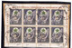 TRIESTE B 1953 CONGRESSO D'ESPERANTO 300d BLOCCO FOGLIETTO 8 ESEMPLARI SHEET BLOCK USATO USED OBLITERE' - Oblitérés