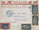 LETTRE. 1928 /  LIGNE  PAR AVION FRANCE SENEGAl / DAKAR POUR MARSEILLE / BEL AFFRANCHISSEMENT Cachet Bleu - 1927-1959 Cartas & Documentos