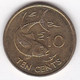 Seychelles 10 Cents 2003 En Laiton KM# 48 - Seychellen