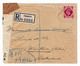 Registered Letter 1941 Penarth England Montana Valais Suisse Switzerland WW2 Censor Censure Opened By Examiner - Covers & Documents