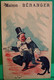 CHROMO XIX ° MAISON BERANGER TAILLEUR BEAUVAIS . CLOWN ET CHAT NOIR . CIRQUE . OLD ADVERTISING CARD - Animales