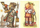 Lot De 5 Cartes: Illustrations, Illustrateur Hummel - Ars Sacra Josef Müller - Hummel
