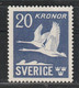 SUEDE - P.A N°7 ** (1942) Vol De Cygnes - Unused Stamps