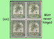 1942 ** RUANDA-URUNDI = RU 127 MNH OLIVE PALM TREES / PHOTO CARD (12.8 X 9.3 Mm) WITH BLOCK OF 4 MNH STAMPS - Ruanda-Urundi