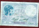 BILLET DE 5F DE 1933 - 5 F 1917-1940 ''Violet''