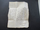 Delcampe - Frankreich Paris 1622 Kleiner Faltbrief Mit Inhalt Handschriftlich Toulouse Und Bartaxe Und Siegel Rückseitig - ....-1700: Precursors