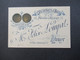 Frankreich 1895 Dekorative Werbekarte / Visitenkarte Meubles D'Art / Meubles Anciens Mon. Felix Louyal Nancy - Publicidad