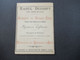 Delcampe - Frankreich Um 1890 Dekorative Werbekarte / Visitenkarte Klappkarte Mit Stadtplan Clermont / Maison Bastide Dussopt David - Publicités