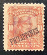 Philippines 1903-04 Sc. 233 RARE VARIETY BROKEN "I" IN OVPT On US 1902 10c Webster Used F-VF  (Filipinas USA Occupation - Filipinas