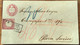 ST LUDWIG MÜHLHAUSEN1873Brustschild+Tübli Ganzsache>Bern Schweiz(Brief Lettre Affranchissement Mixte France Alsace BPP - Lettres & Documents