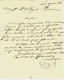 1806 De Michel L’Ainé Banquier Banque Paris Pour J.B. Dupuch Armateur Négociant Bordeaux V.HISTORIQUE - 1801-1848: Precursores XIX