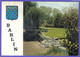 Carte Postale 62. Barlin  Jardin Public  Blason Très Beau Plan - Barlin