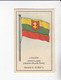 Massary Litauen Kriegsflagge ( Neuste Offizielle Form )        Serie 8 #1a - Other Brands