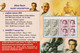 India 2014 Ahimsapex 2014 Mahatma Gandhi / SATYAJIT RAY Stamp Booklet MNH As Per Scans - Other & Unclassified