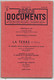 EDSCO DOCUMENTS -LA TERRE (2ème Partie) 4e Année-Pochette N°3 Oct.1958--support Enseignants- Les Editions Scolaires - Fichas Didácticas