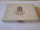 Set Of 2 Unicirculated GDR/DDR Medals 1973/1984 Commemorating The Olympic Games In The Original Box - Duitse Democratische Republiek