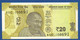 INDIA - P.110* –  20 Rupees 2019 UNC Without Plate Letter,  Serie 60G 108*** - India