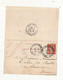 CARTE-LETTRE, Entier Postal, St AUBIN CHATEAUNEUF, YONNE, AUXERRE, 1908, 3 Scans - Cartoline-lettere